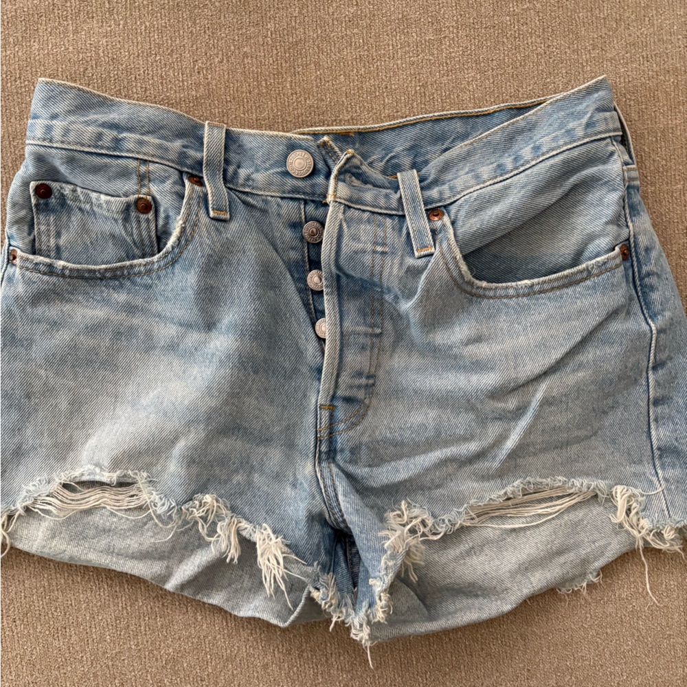 Levi's Blue Vintage Cut-Off Jean Shorts